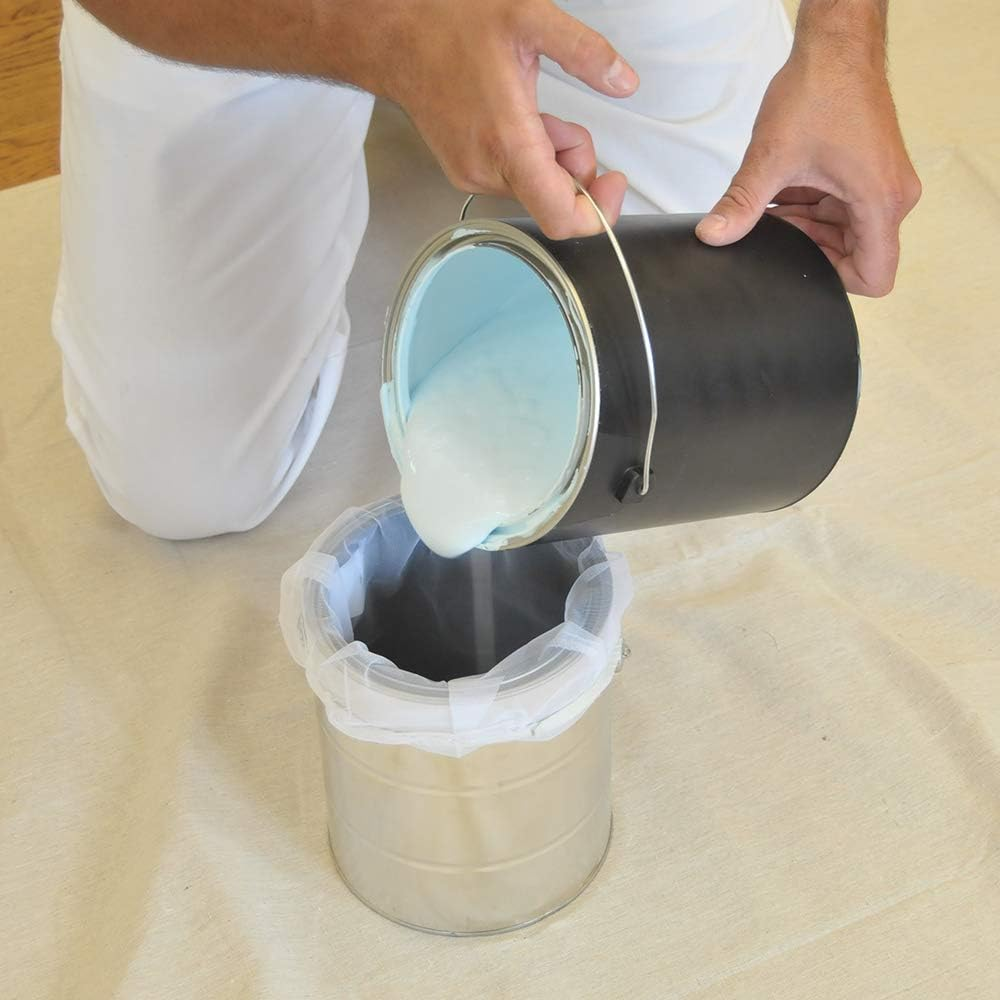 Trimaco 11213 Supertuff Regular Mesh/Elastic Top Bag Strainers, 2 Gallon, (25-Pack), White, 25 Count