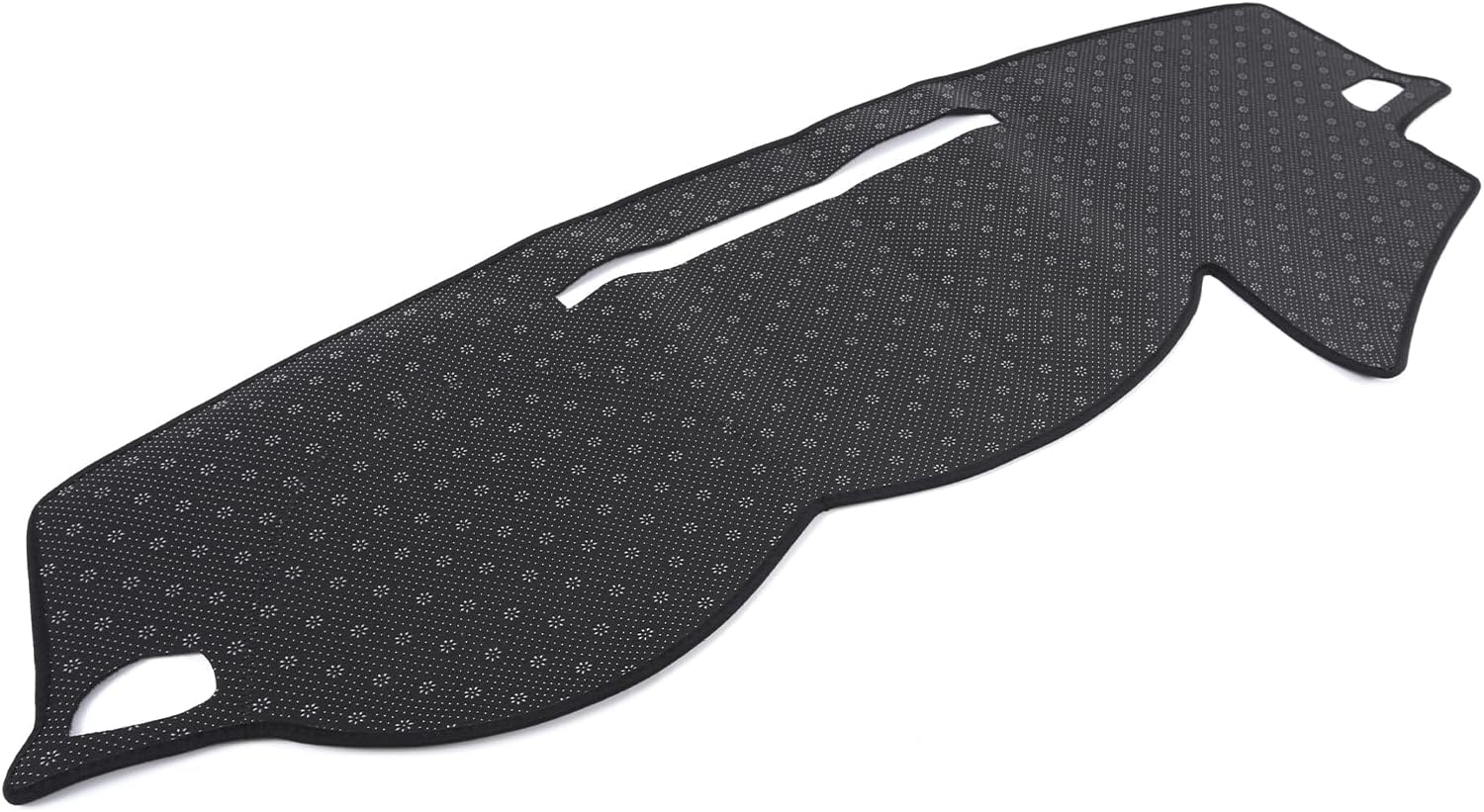 Dash Mat Compatible with Mitsubishi Triton / L200 2015-2020 Accessories | Polyester Fiber Dashboard Cover Sunshade Pad | RHD Version (Black) image number 1