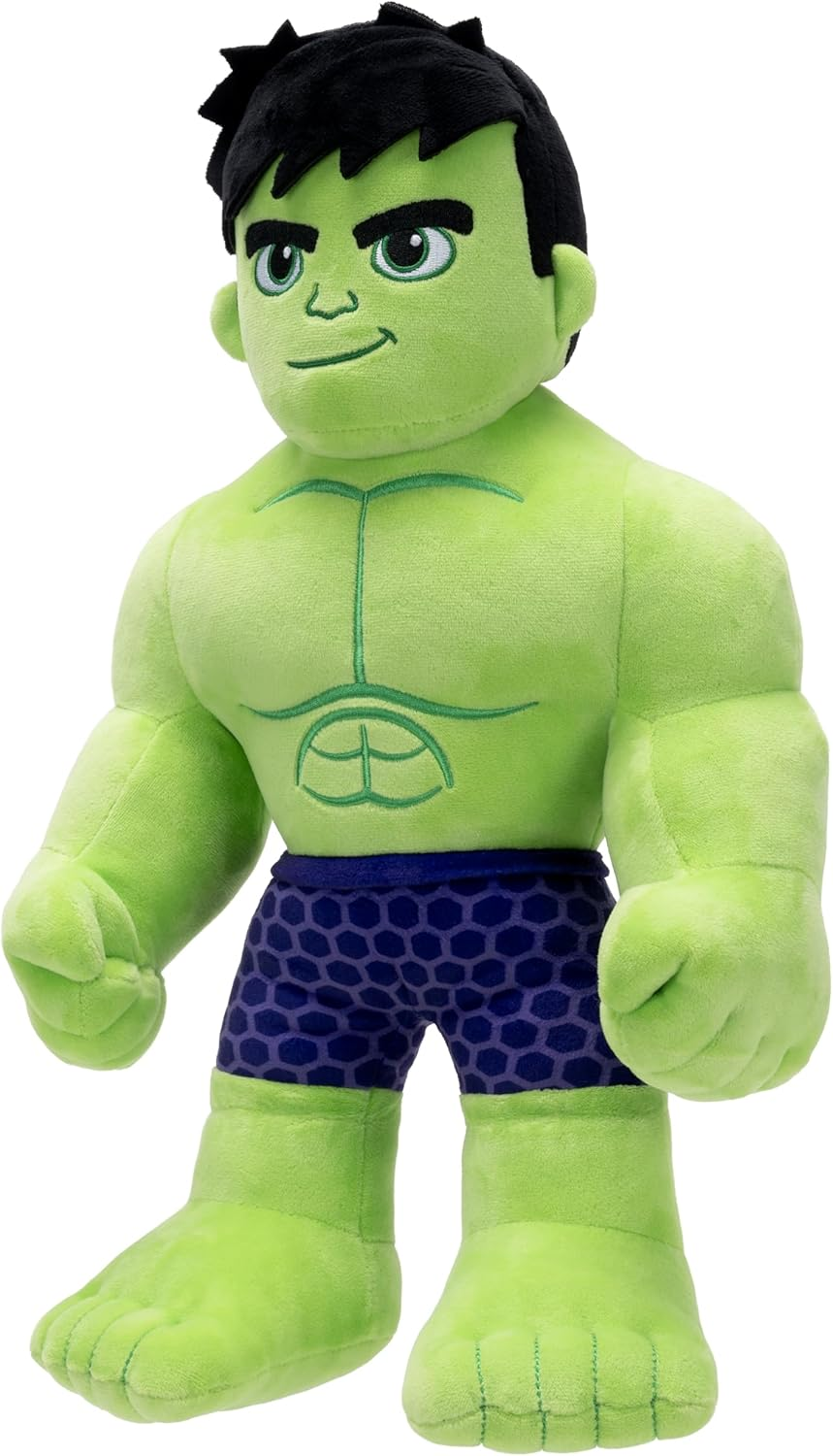 Spidey and Friends Feature Plush Hulk image number 6