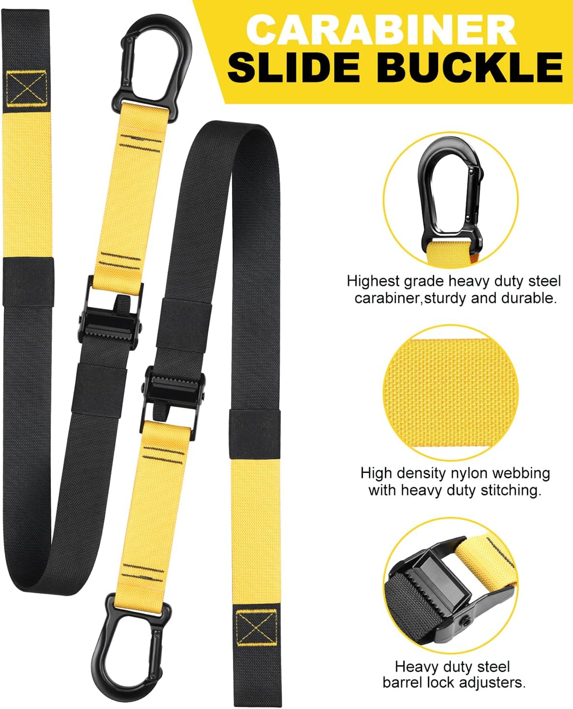 Home Resistance Training Kit, Resistance Trainer Exercise Straps with Handles, Door Anchor and Carrying Bag for Home Gym, Bodyweight Resistance Workout Straps for Full-Body Workout image number 4