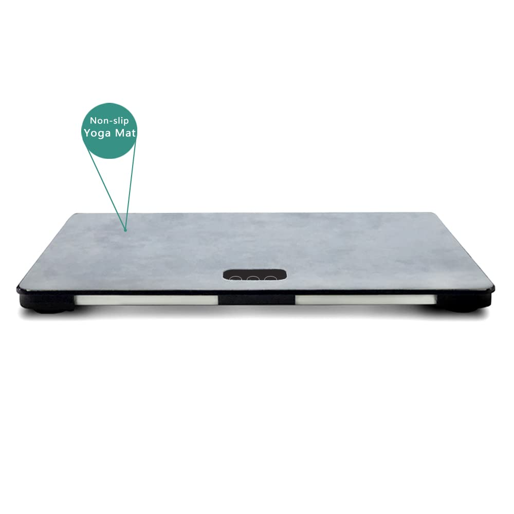 Multifunctional Pet Weight Scale for Large Dogs, Temp-Glass Big Dog Scale Hold 220Lbs Animals with a Mat, &plusmn;10 Grams Accuracy, for Home and Vet Clinic Use