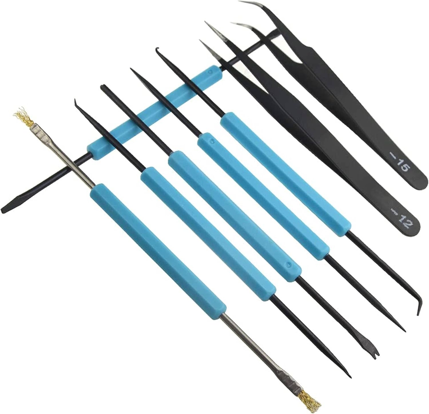 XINMEIWEN Professional Solder Assist Tool Solder Auxiliary Tool Double Sided Aid Repair Soldering Kit for Soldering and Desoldering (8 Pieces)