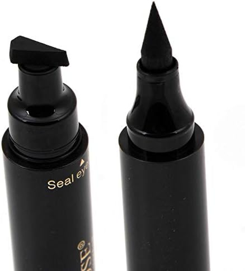 Allure Liquid Eyeliner Stamp - Double-Ended Winged Eyeliner Stamps for Perfect Wing | Triangle Stamp Eyeliner, Long Lasting Liquid Eyeliner Waterproof Smudge Proof image number 1