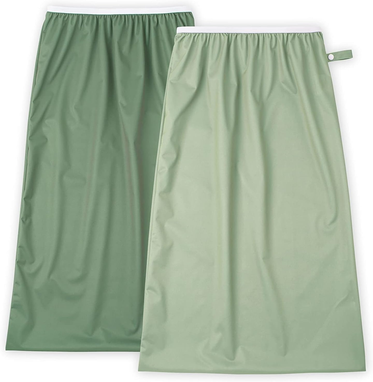 Nora'S Nursery Pail Liner for Cloth Diapers - Reusable and Washable - Fits All Standard Diaper Pails - Waterproof Pail Liner with Strap for Diaper Pails, Laundry & Kitchen Garbage Cans (Garden - 2 Pk)