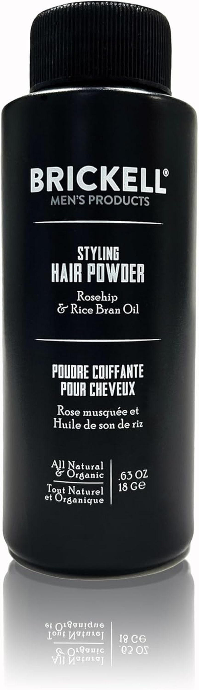 Brickell Men'S Styling Hair Powder for Men, Creates Volume, Natural & Organic, Non-Greasy Texturizing Powder, 18G, Fragrance-Free image number 2