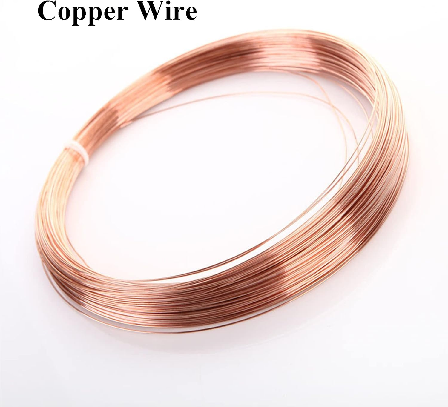 Round Pure Copper Wire Solid Bright Bare Copper Wire Diameter 1Mm (19 Gauge), Length 25M/82Ft for Jewellery Craft image number 5