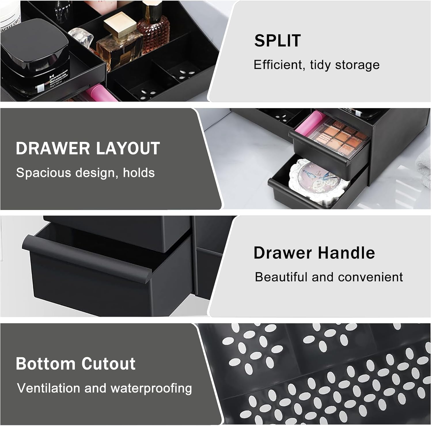 Mens Organizer,Perfume Organizer,Cologne Stand,Cologne Shelf,Perfume Stand,Organizador De Perfumes,Bathroom Countertop Storage,Shelf for Bathroom Counter,Mens Dresser,Men Bedroom image number 3