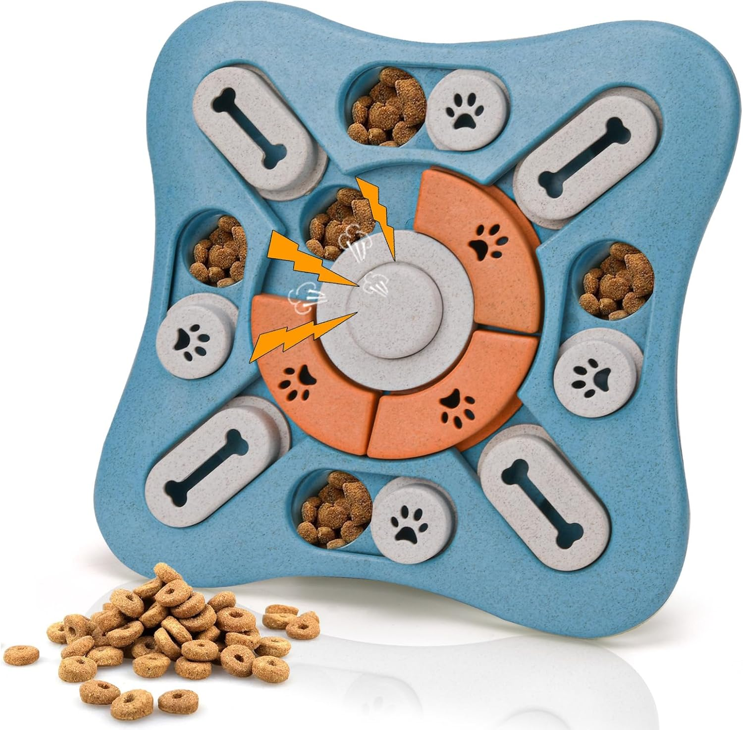 LIFLIX Dog Puzzle Toys, Interactive Treat Dispensing Dog Slow Feeder for IQ Training & Mental Stimulating, Dog Enrichment Toys for Small Medium Large Dogs