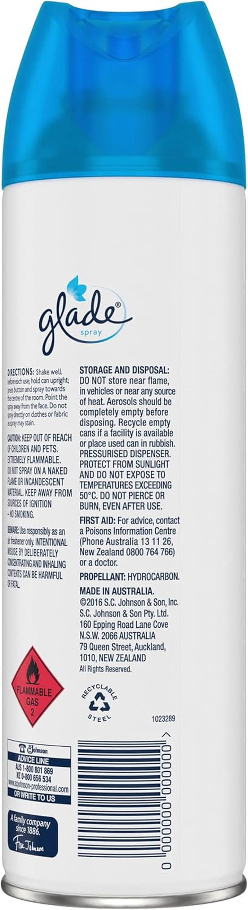 SCJP Glade Spray Clean Linen 400G image number 1