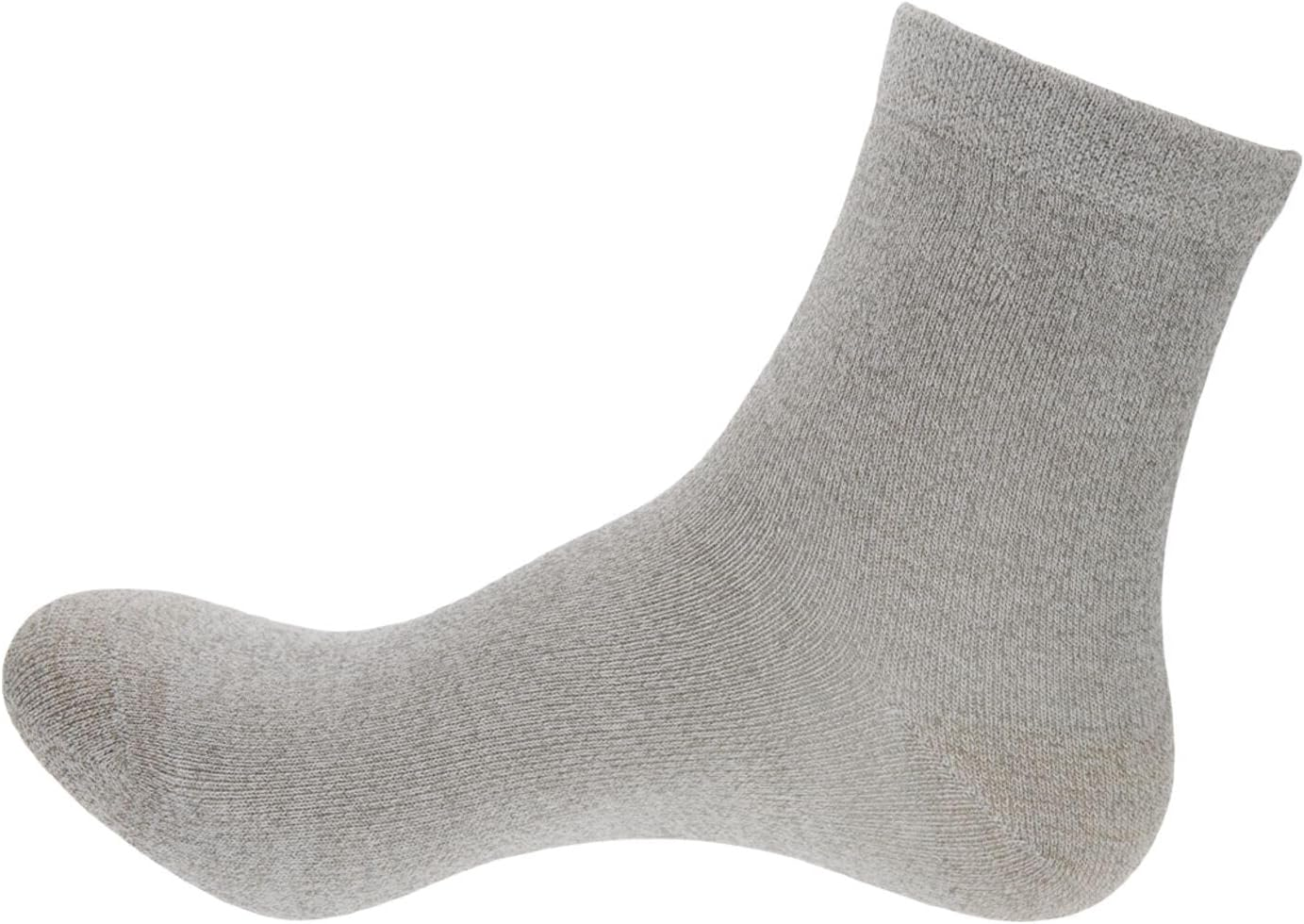 Grounding Socks, Conductive Silver Fiber Crew Socks for Women Men, Earth Connected Socks for Grounding Mat, Sheets, Shoes