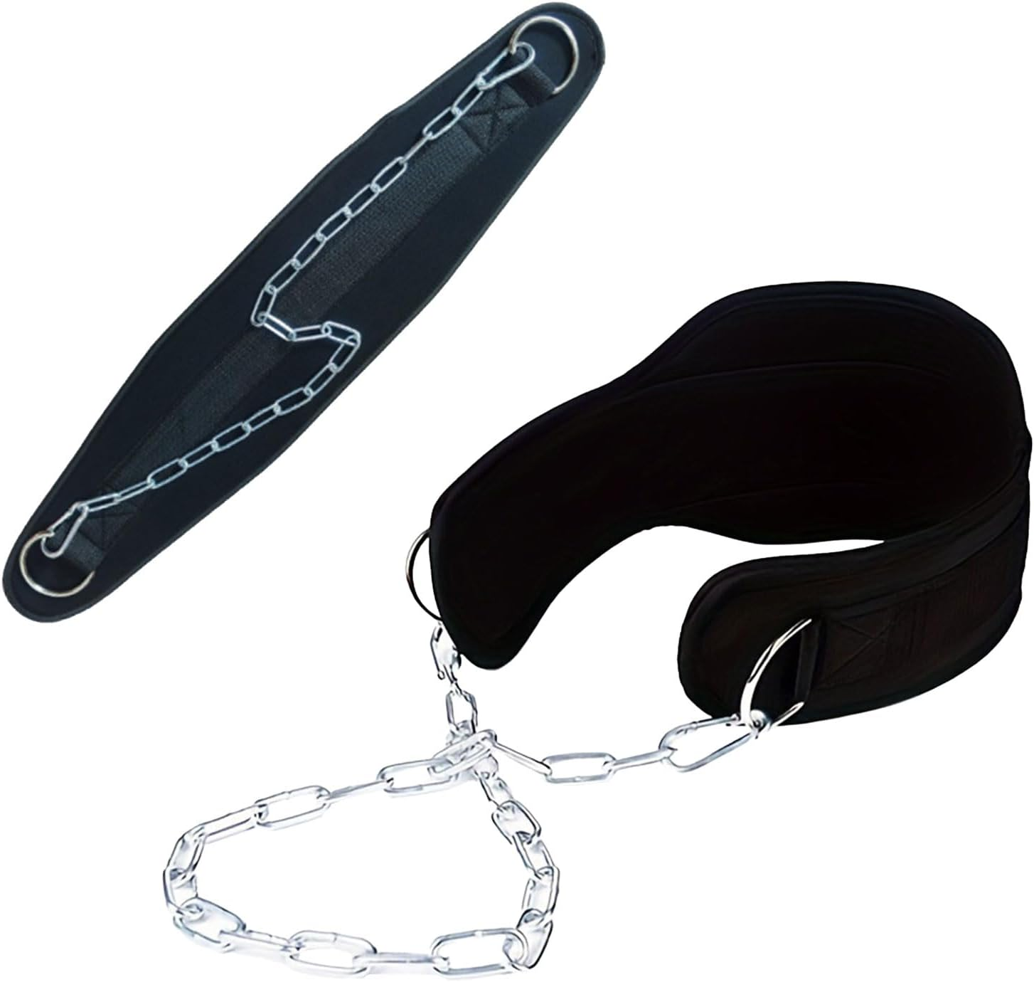 Rhoyee Weightlifting Dip Belt with 36" Steel Chain &ndash; Adjustable Gym Belt for Pull-Ups, Dips & Squats &ndash; Weight Belt for Strength Training & Bodybuilding image number 2