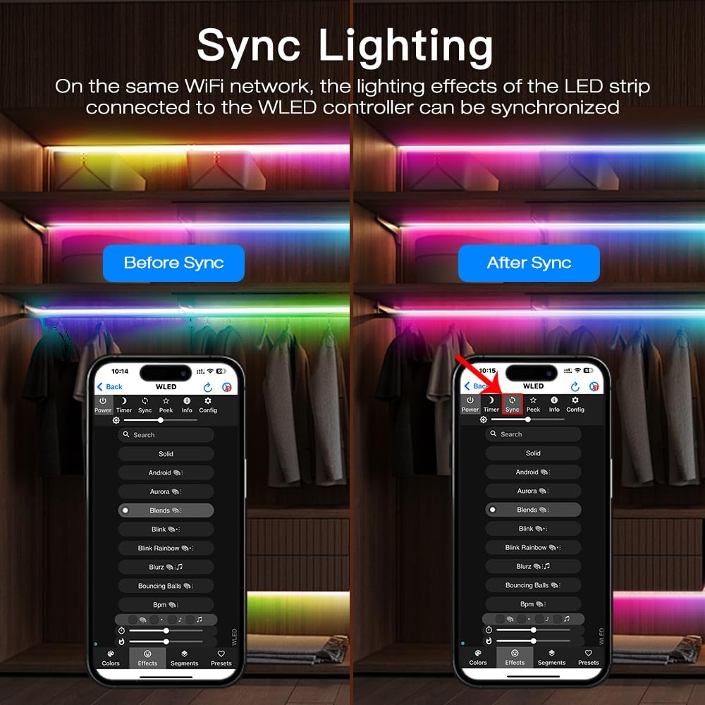 GLEDOPTO ESP32 WLED Controller with Ethernet, Sound Sensitive, UART 20A Plug-In Fuse for WS2811, WS2812, SK6812, WS2815, RGB Digital Addressable IC Light Strip (616WL) image number 1