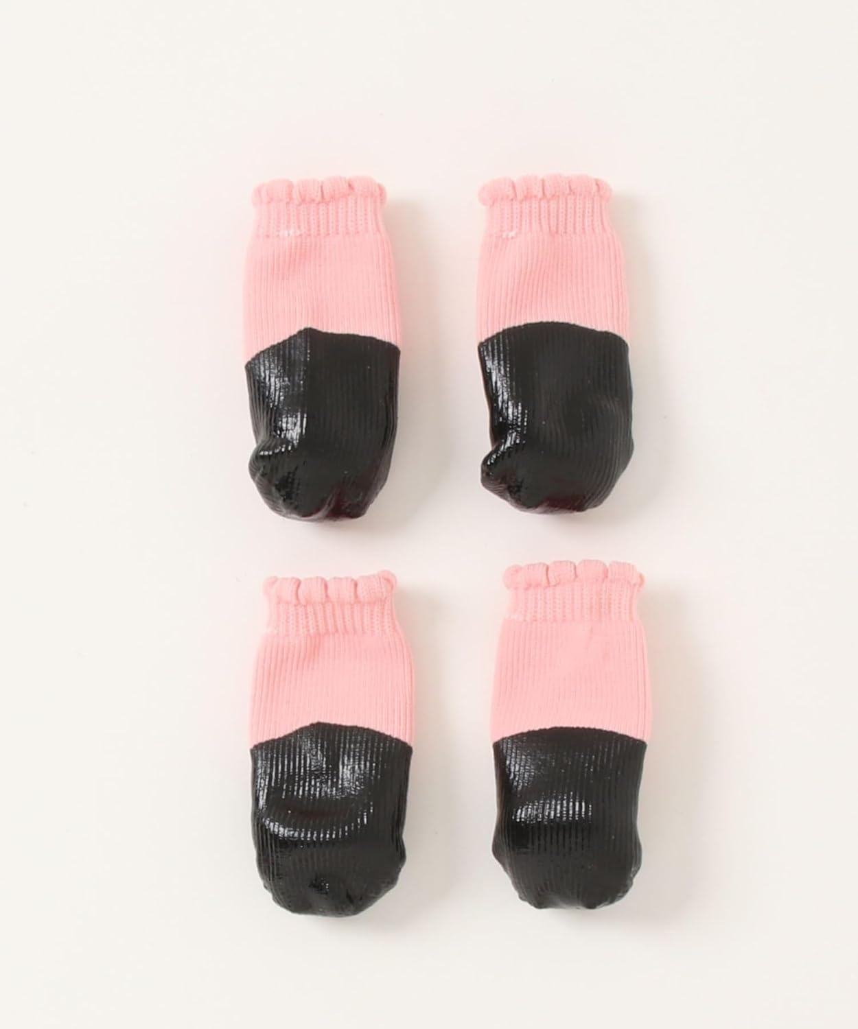 Dog Shoes, Dog Socks, Shoes, Anti-Slip, Small Dogs, Medium Dogs, Cute, Stylish, Pet Shoes, Socks Shoes, Scratch-Resistant, Set of 4, Cute Dog Socks Shoes (Pink, L) image number 5