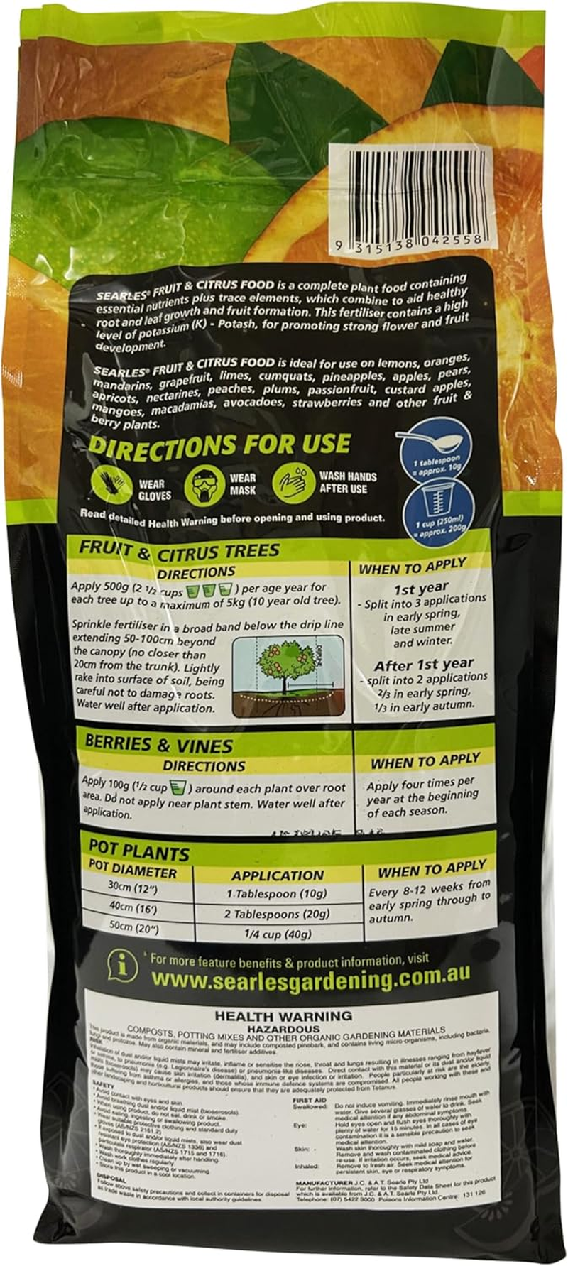 Fruit & Citrus Plant Food 2.5Kg image number 6
