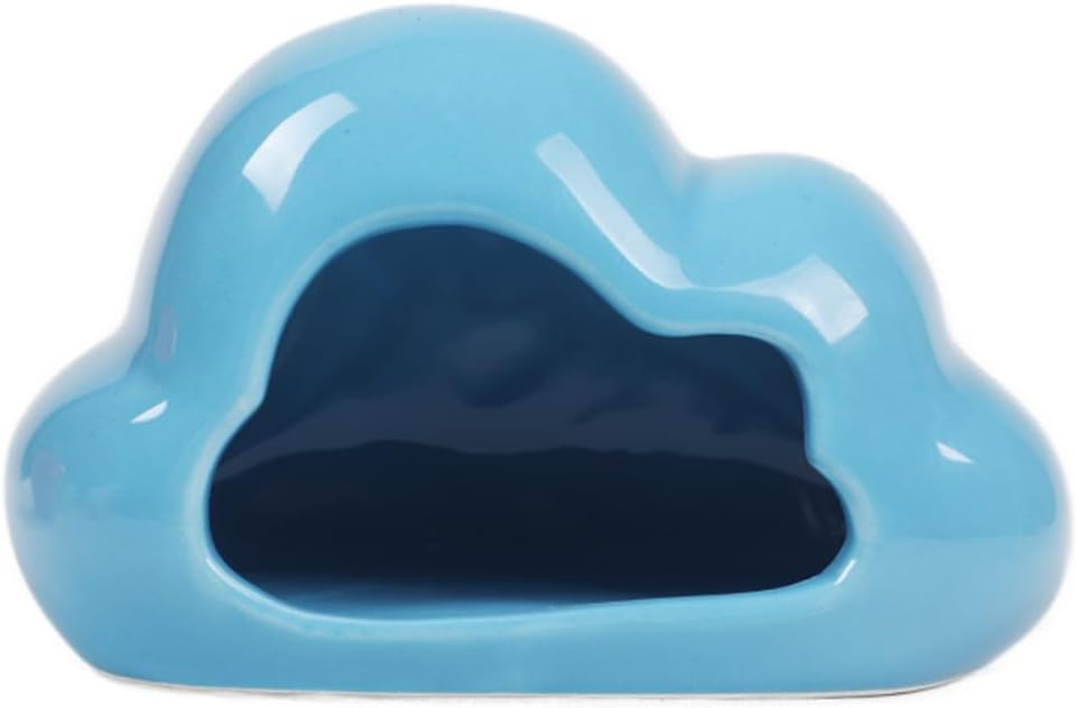 AIMALL Ceramic Hamster Nest Shelter House, Four Seasons Universal, Luxury Villa Design, Hamster Cage Decoration