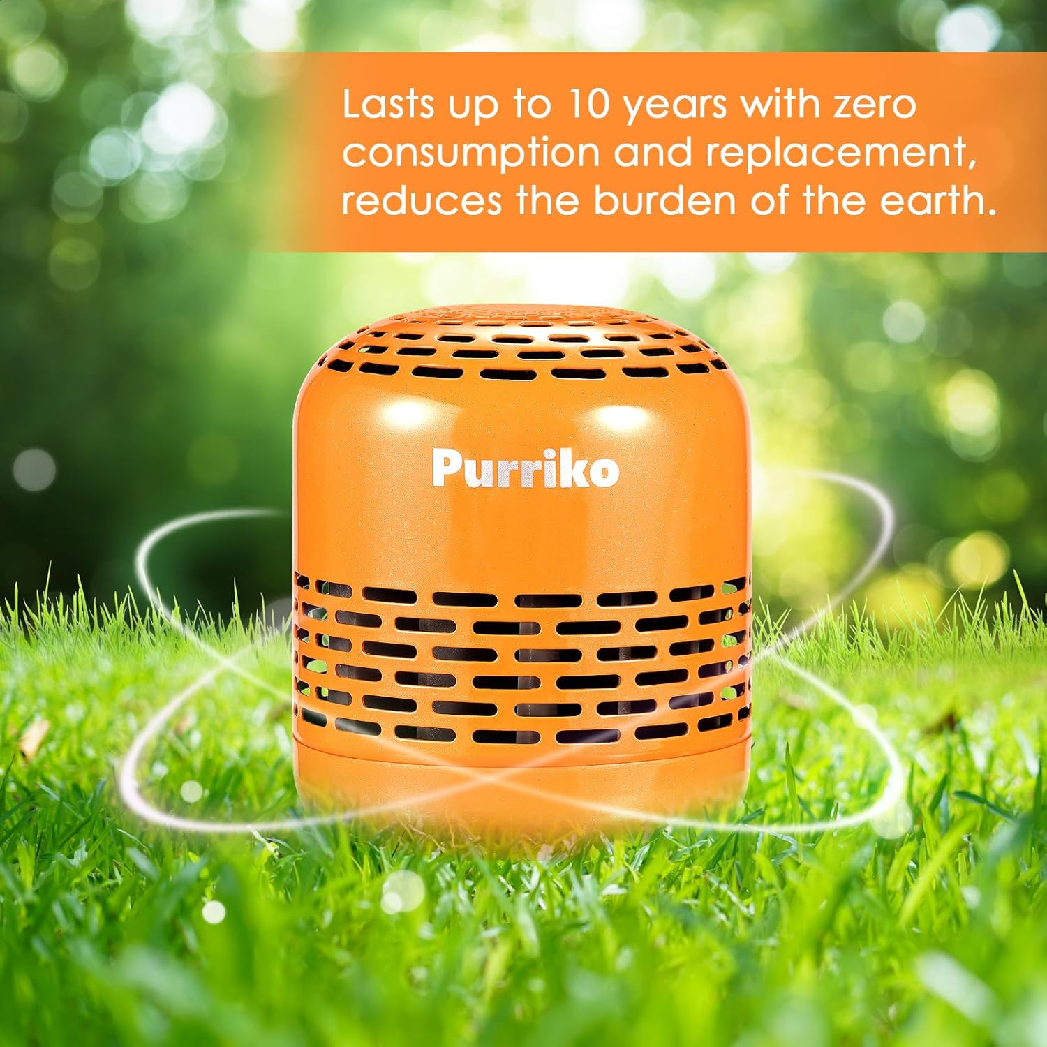 Refrigerator Deodorizer,Lasts for 10 Years,Refrigerator Odor Eliminator,Fridge Deodorizer,More Effective than Baking Soda Bamboo Air Purifying Bags,Orange image number 4