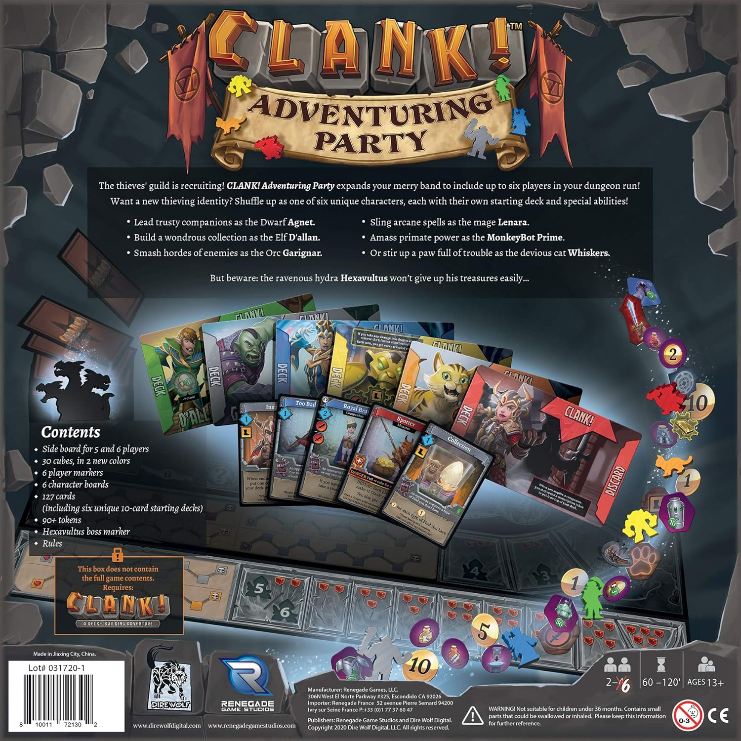 Renegade Game Studios Clank Adventuring Party Board Game image number 4