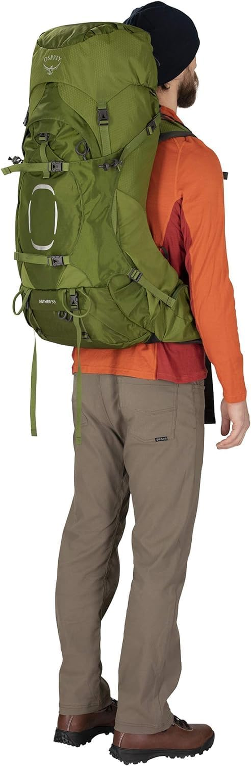 Osprey Aether 55 Men'S Backpacking Pack image number 2