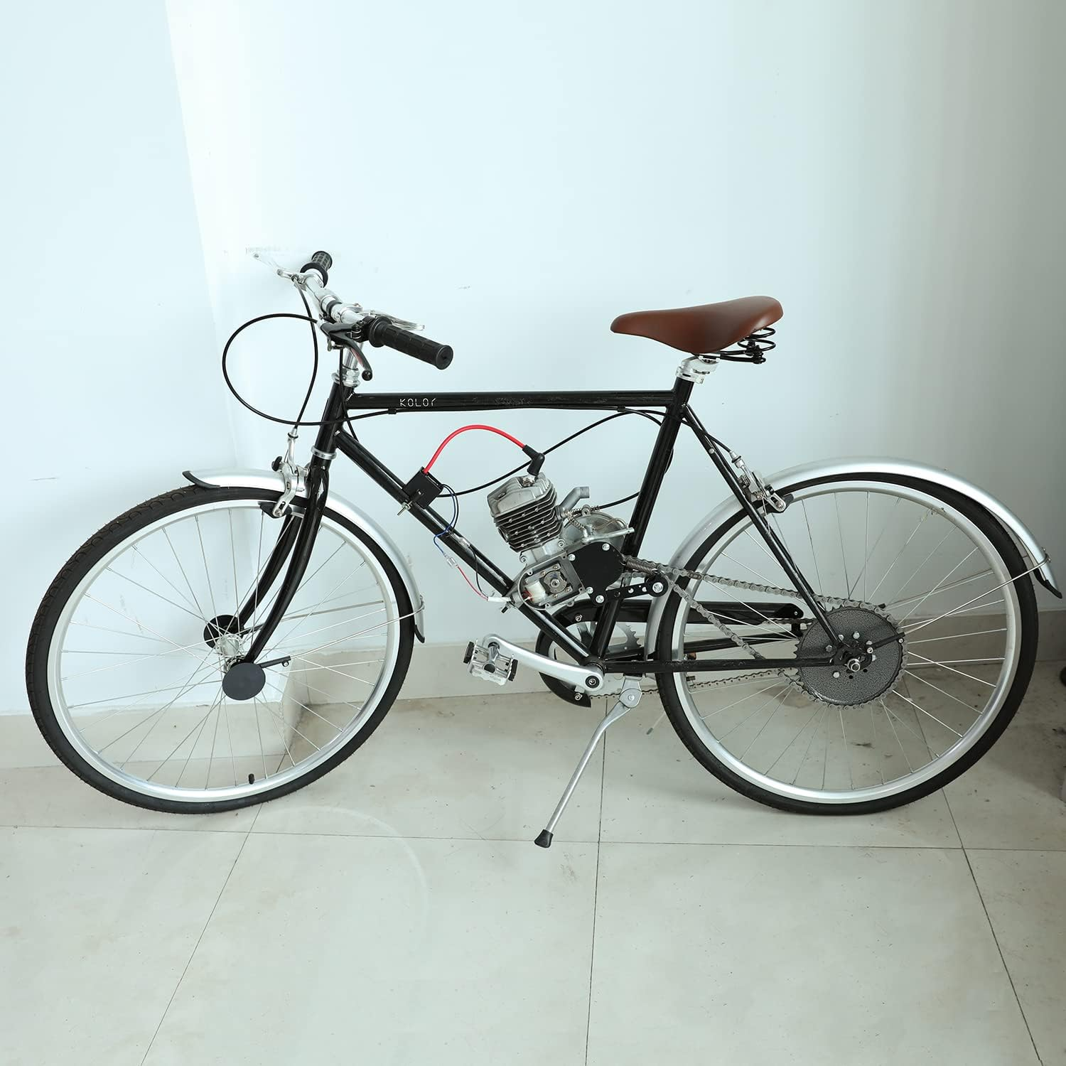 YOXUFA Performance CDI Ignition Magneto Coil Spark Plug Kit for 49Cc 50Cc 66Cc 80Cc 100Cc 2-Stroke PK80 BT80 YD100 Engine Gas Motorized Bike Bicycle Parts (Yo-Ic01-80Cc) image number 2