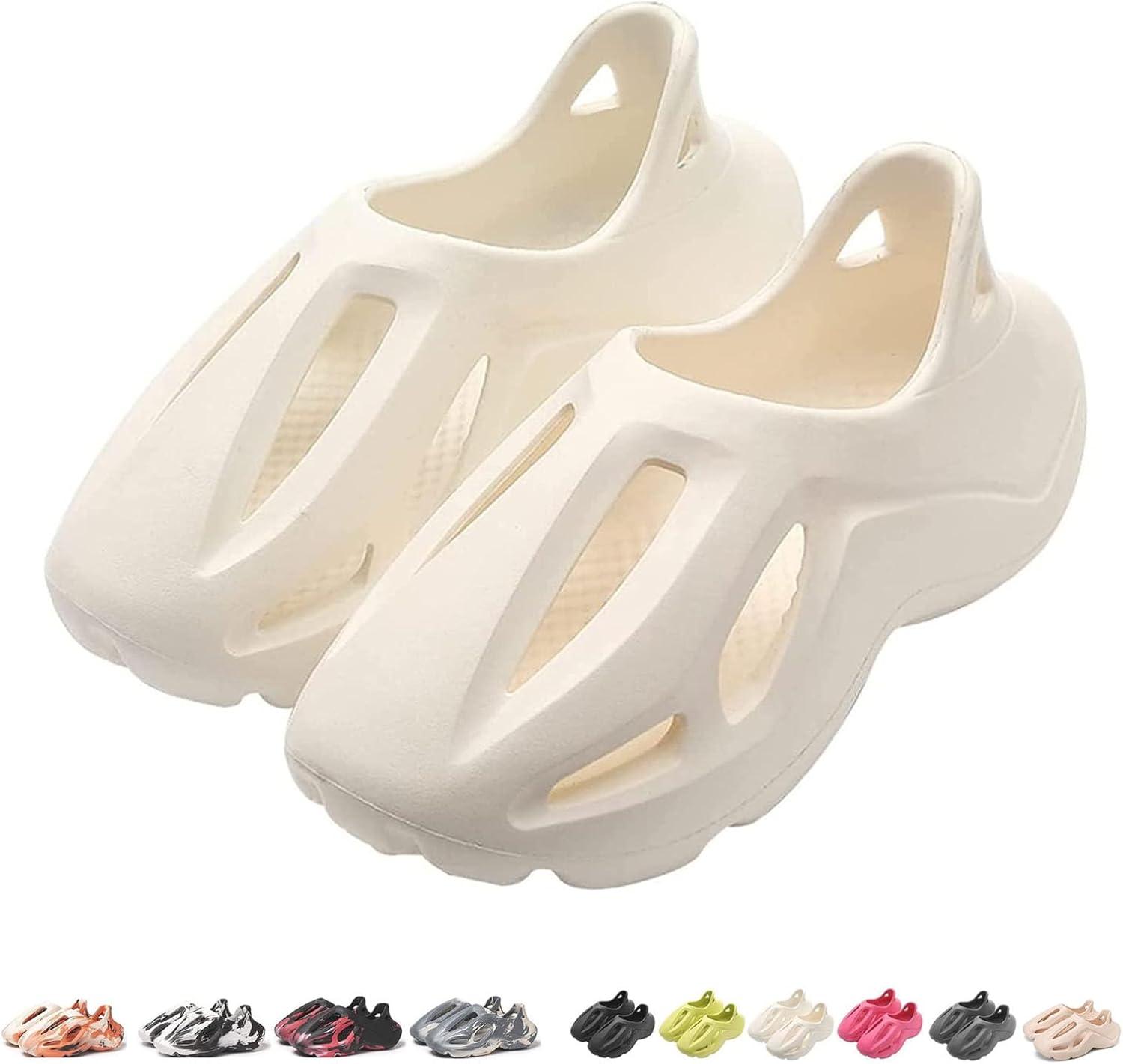 LOSD Foam Runner Shoes, Cloud Slides, Anti-Slip Quick-Drying Fashion Beach Shoes