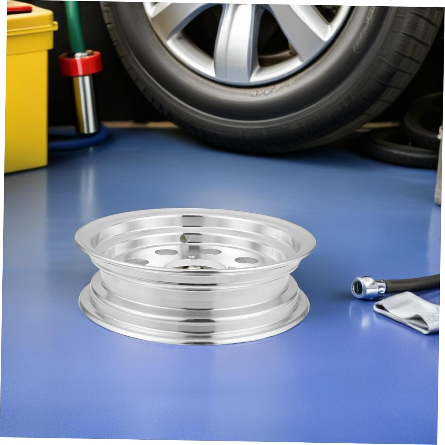 CHILDWEET Mini Motorcycle Front Wheel Rim Replacement Lightweight Aluminum Alloy Spare Part for Monkey Zj Series Enhanced Traction and Stability Easy Installation for Improved Handling image number 3