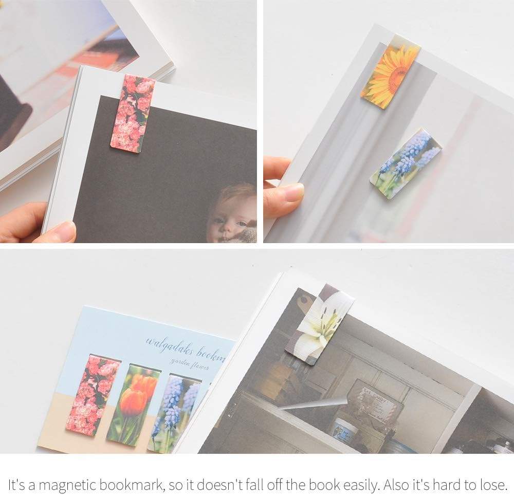 Monolike Magnetic Bookmarks Garden Flower, 10 Pieces image number 5