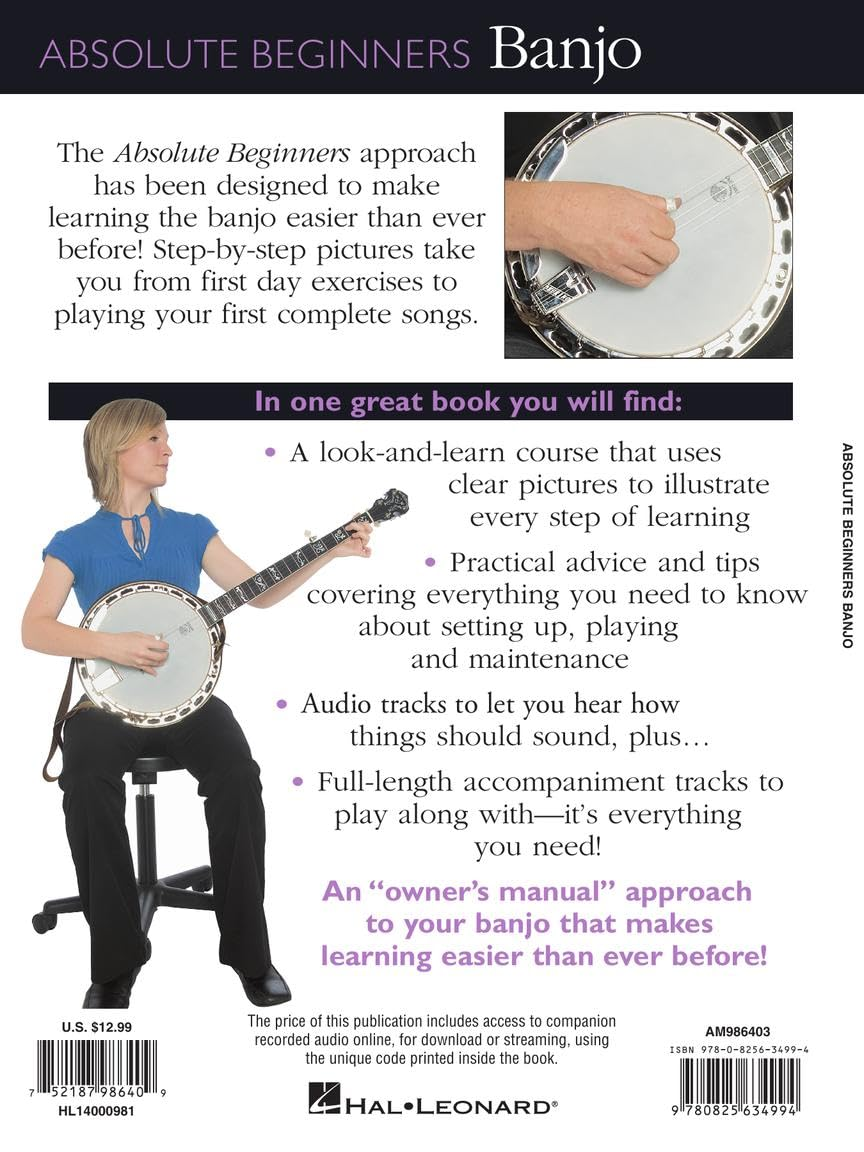 Absolute Beginners - Banjo: the Complete Picture Guide to Playing the Banjo Bk/Online Audio: 1 image number 6