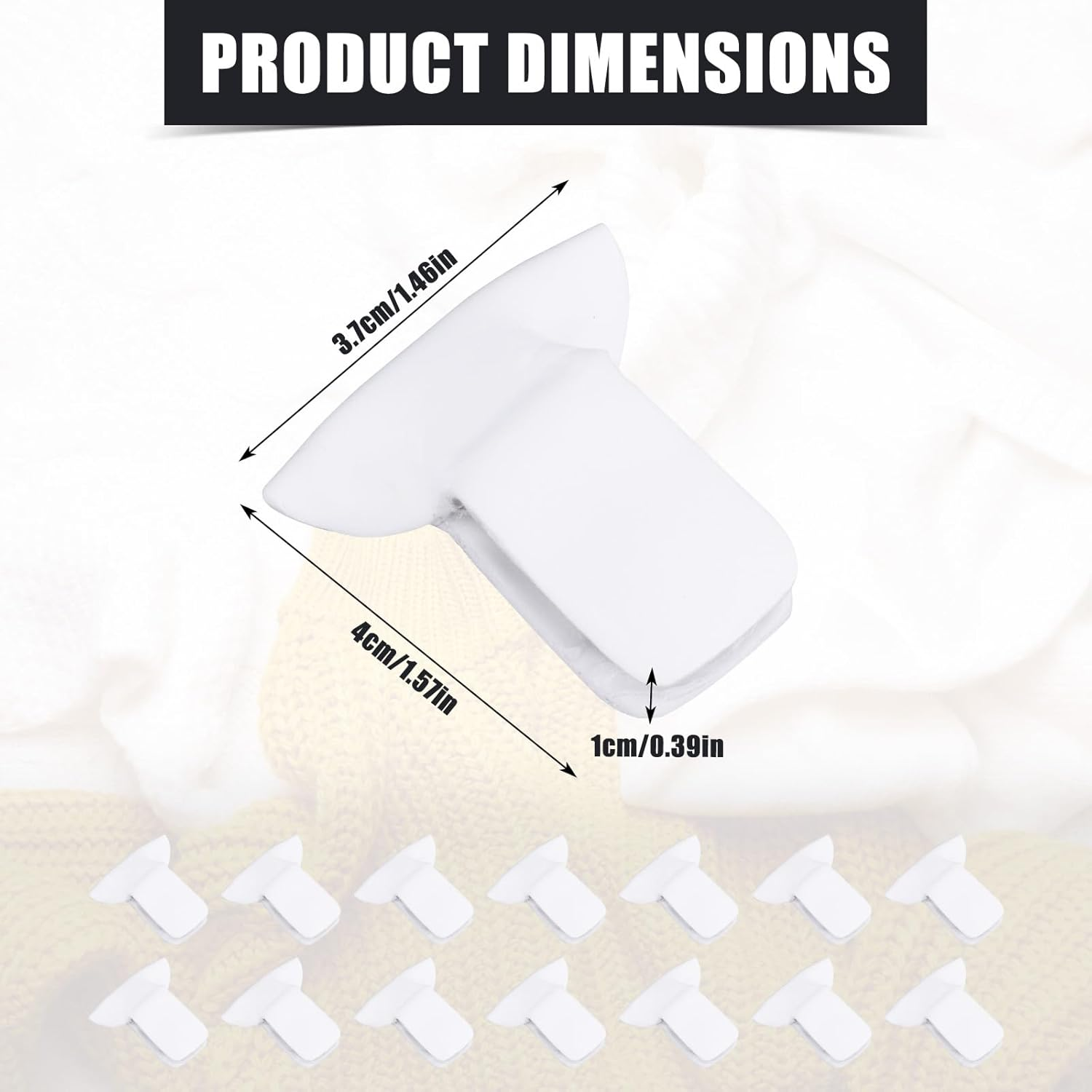 Gosknor 14Pcs Duvet Clips for Comforter Inside, Quickly Install Comforter Blanket Fasteners Strong Hold Padded Clips Quilt Clips Duvet Snaps Bedding Accessories to Prevent Comforter from Shifting image number 4