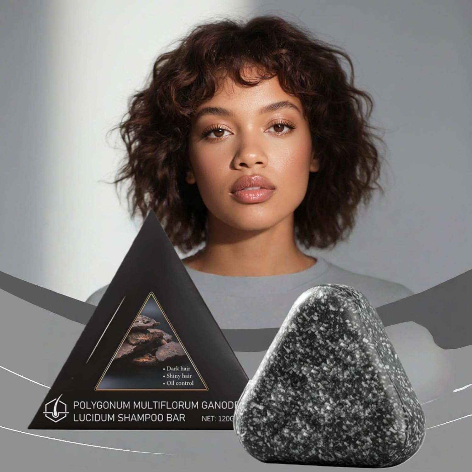 Polygonum Multiflorum Shampoo Black Hair Soap Bar - anti Hair Loss & Thickening for Thinning, Shampoo & Conditioner Bar for Gray & Older Women, Deep Cleansing for Scalps (5) - 1 image number 6