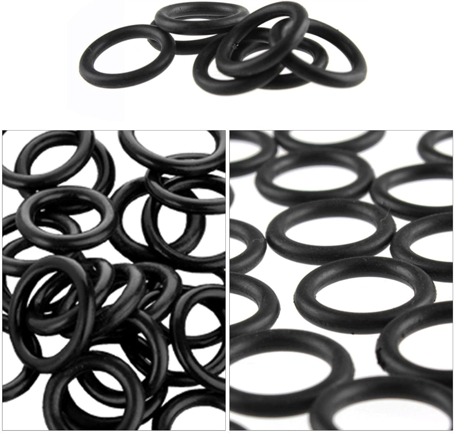 O-Gasket Kit, Black Rubber Washer Seals, O S Rubber Assorted Insulation Washer, O S Insulating Plumbing Plumber Sealing - Tap Washer image number 6