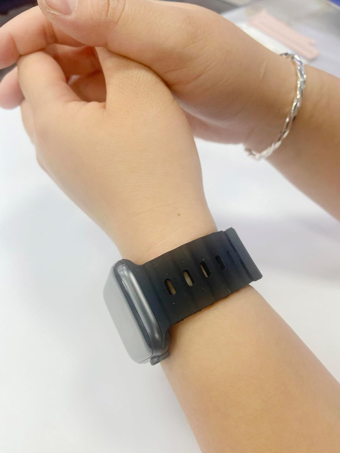 Lifenova [3 Packs] Sport Ocean Bands Compatible with Apple Watch Band 42Mm 44Mm 45Mm 49Mm for Women Men Waterproof Strap Replacement Wristbands Accessories for Iwatch Apple Watch Ultra SE Series 8/7/6/5/4/3/2/1