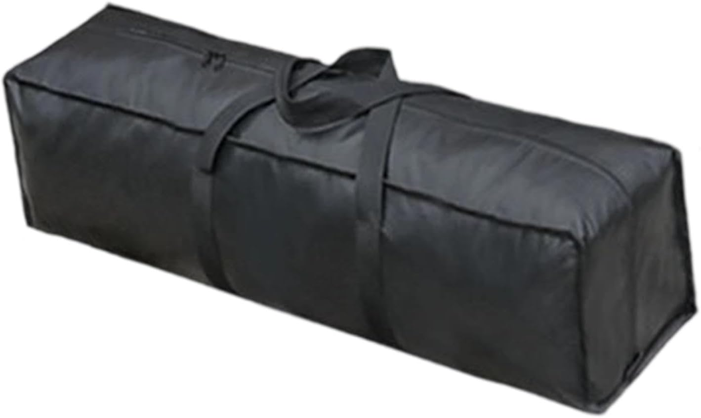 Large Travel Duffle Bag Camping Sports Equipment Storage Dustproof with Zipper Long Luggage Bag Waterproof for Gym Black image number 5