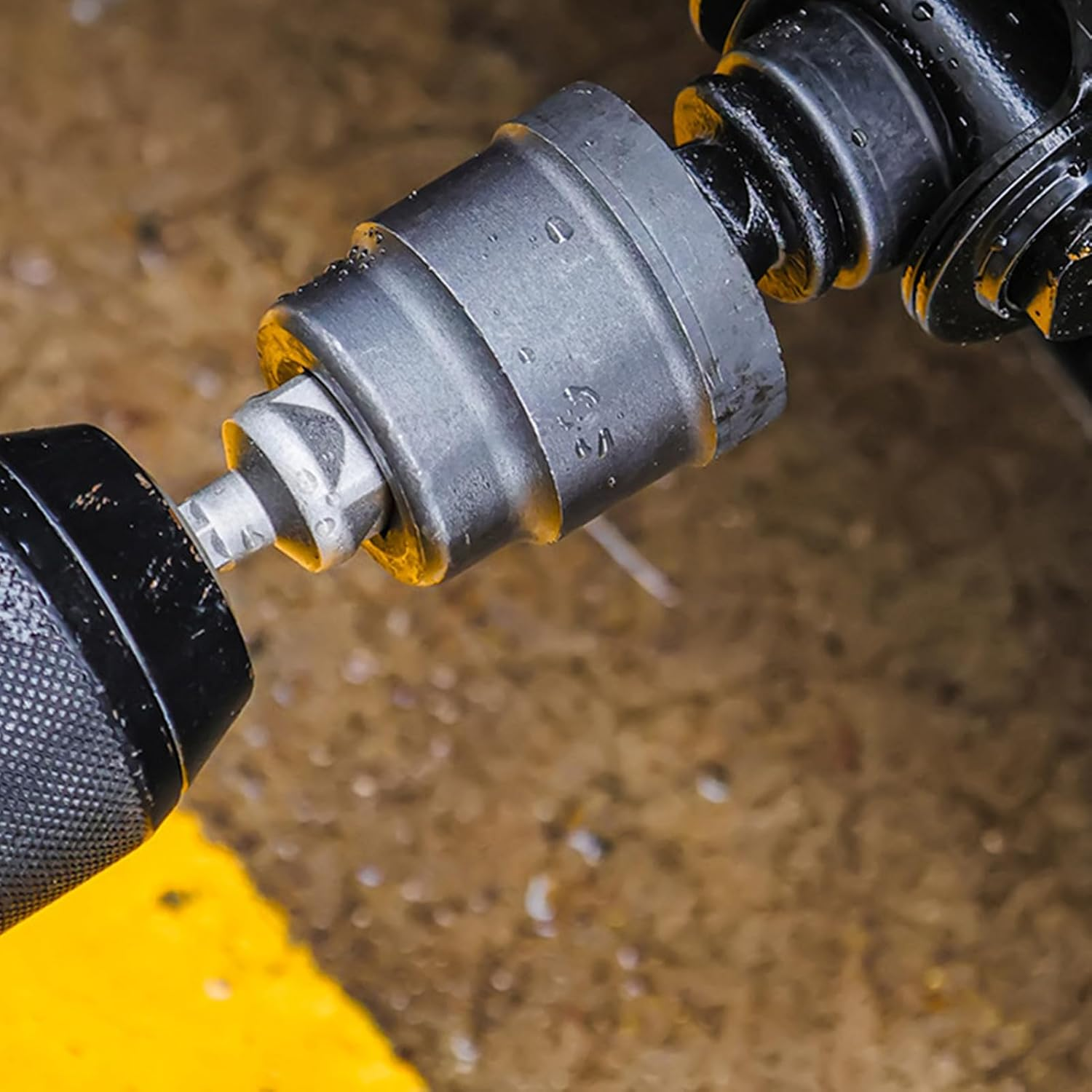 Jack Socket - Scissor Jack Socket for Car Jack | Heavy Duty Scissor Jack Socket Electric Wrench Adapter | Quick and Labor-Saving for Trailer, RV, Truck, and Auto Repair image number 3