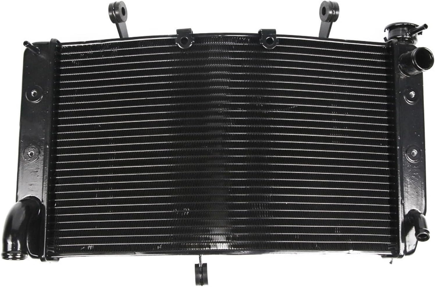 LOTFI Fit for Yamaha FZ1S FZ1N 06-18 FZ1-N FZ1 FZ8 FZ8N FZ8S 11-19 Motorcycle Engine Radiator Aluminium Replace Part Cooling Cooler Black image number 2