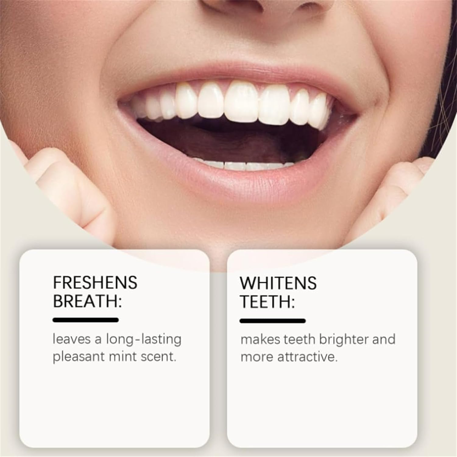 Kreain Nature Tooth Refresh Toothpaste, Enamel Strengthening & Fresh Breath Oral Care, Whitening, Deep Cleaning, Removes Stains and Promotes Healthy Teeth, for Sensitive Teeth (2Pcs) image number 5