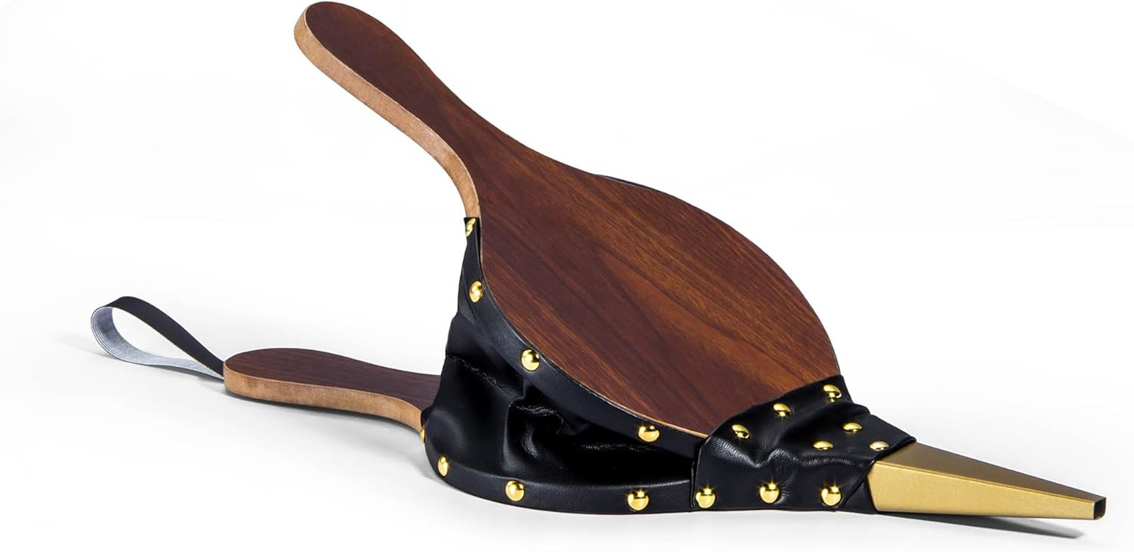 Fireplace Bellows Large Wood Air Blower Fire Bellow Cast Nozzle (Wood) image number 4