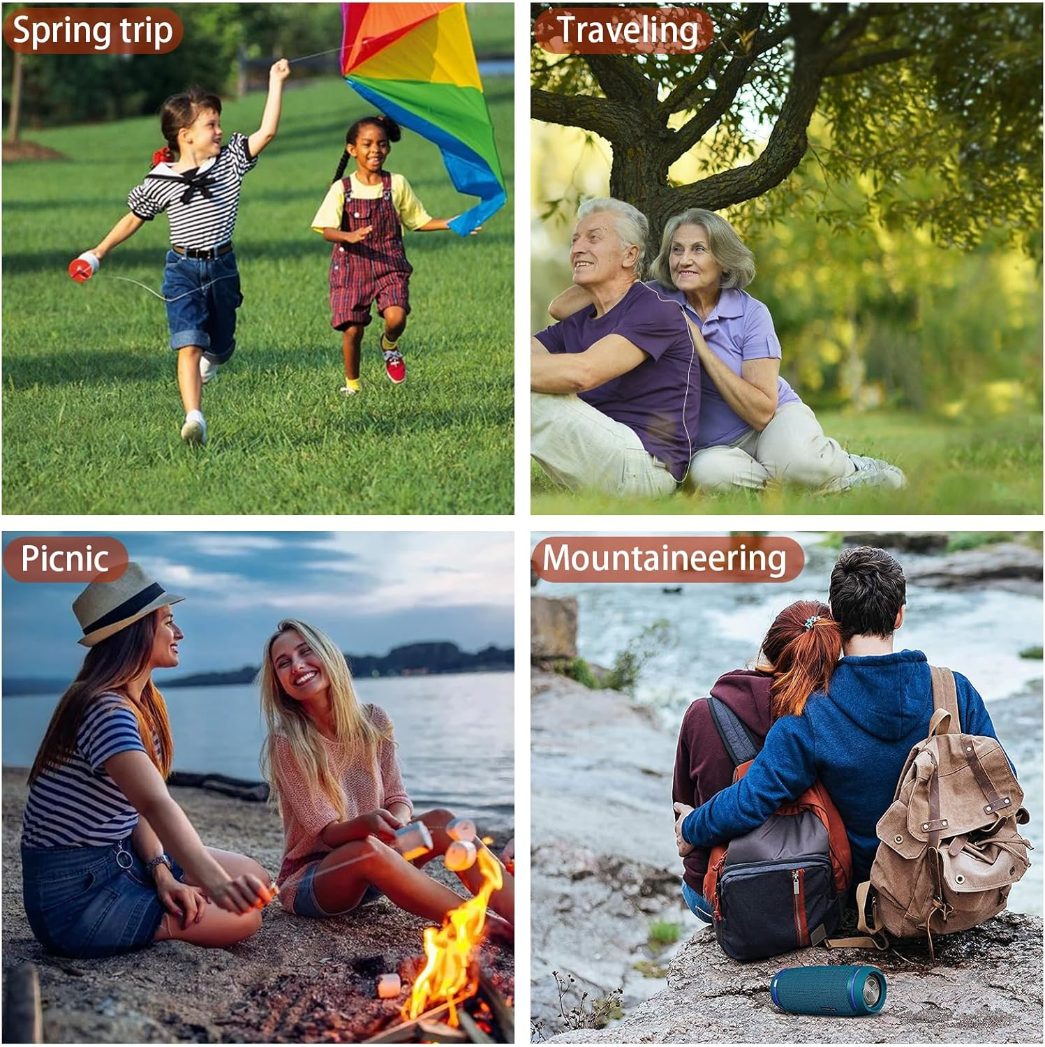 2PCS Folding Foam Mat Camping, Outdoor Foam Cushion, Waterproof Sitting Pad, Ultralight Hiking Sit Mat, Moisture-Proof Folding Seat Mat, Portable Foam Cushion for Camping Fishing Outdoor image number 2