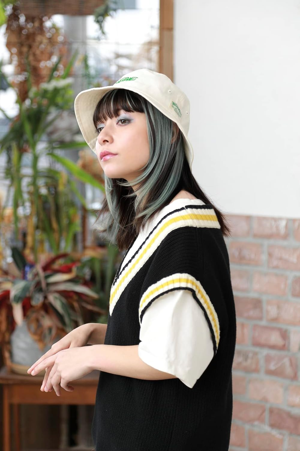 Priscilla IX-01-BK-CTMG Mecha Easy Inner Extension, Heat Resistant Black X Misty Green image number 4