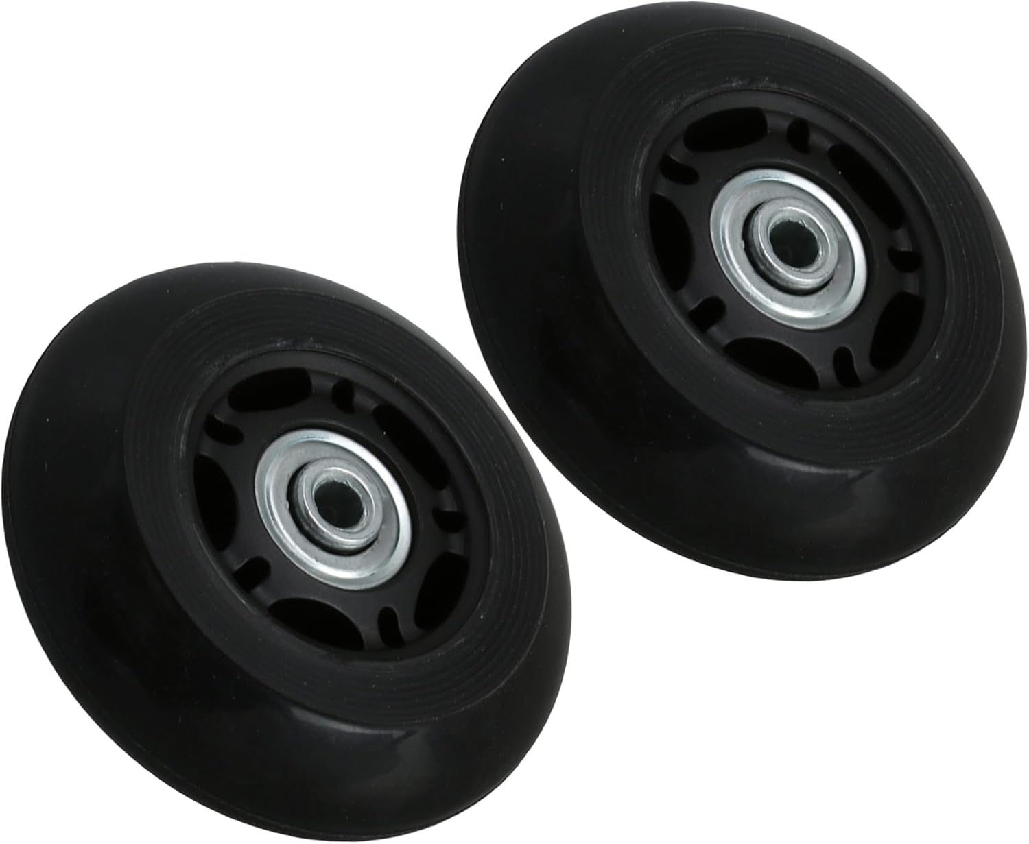 RDEXP 3X High Elastic PU Luggage Suitcase Replacement Wheels 75X26Mm Single Load 50Kg image number 5