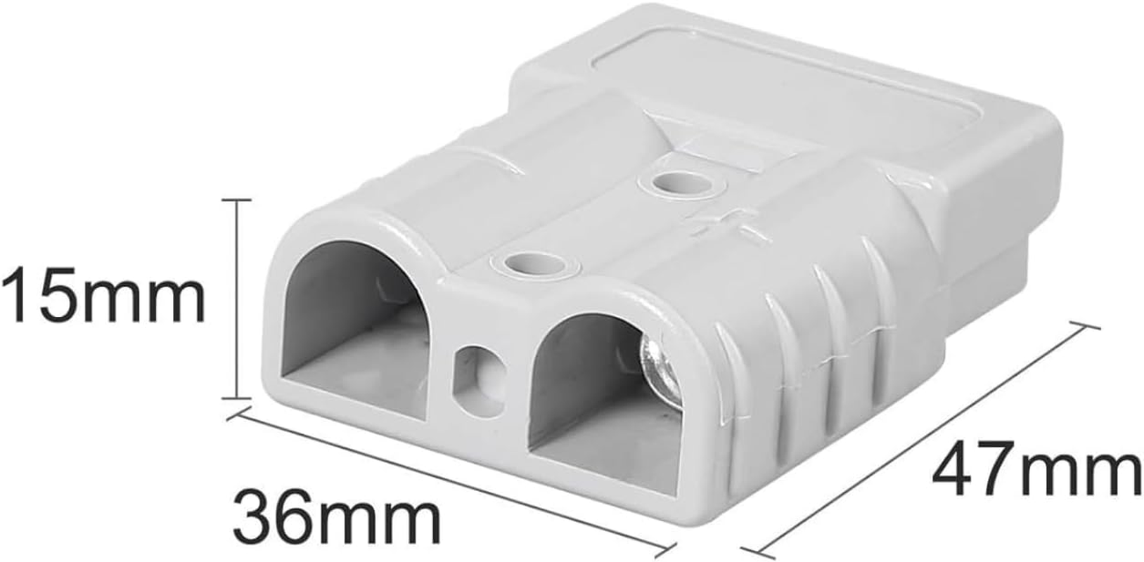 20Pcs Battery Connector 50Amp Professional Quick Connector Plug for Anderson Plug Connector 50Amp Kit 600V 6-12AWG AWG AC/DC Power Tool image number 3