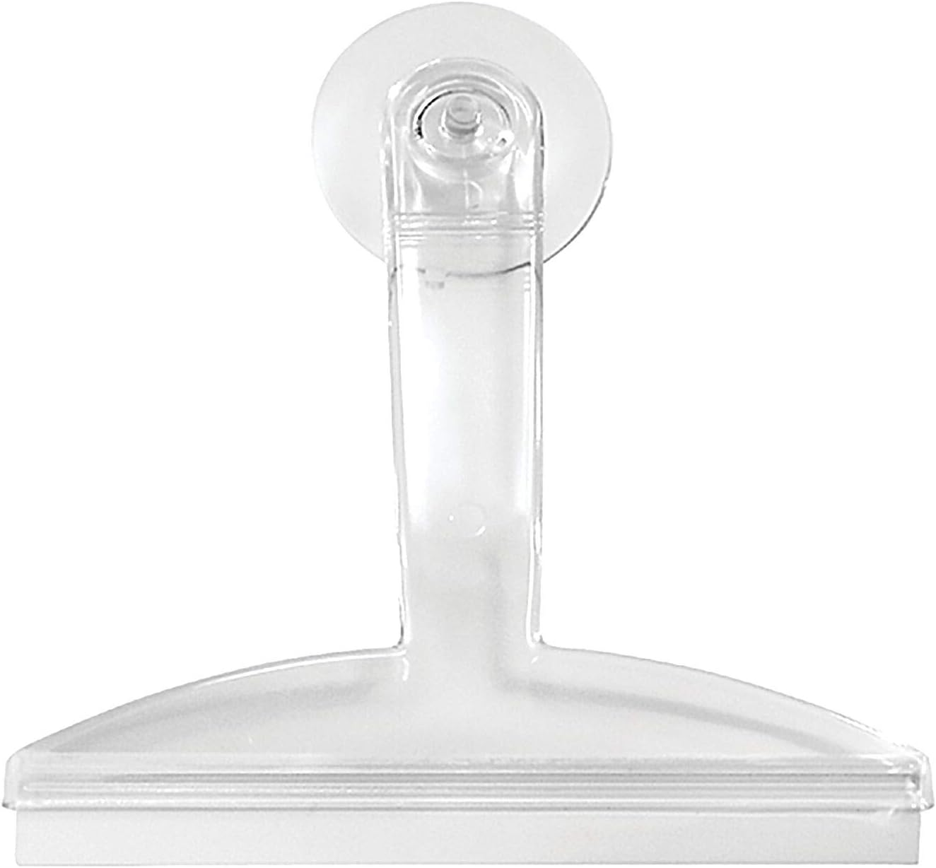 Interdesign Bathroom Shower Squeegee - 8", with Suction Hook, Clear image number 5