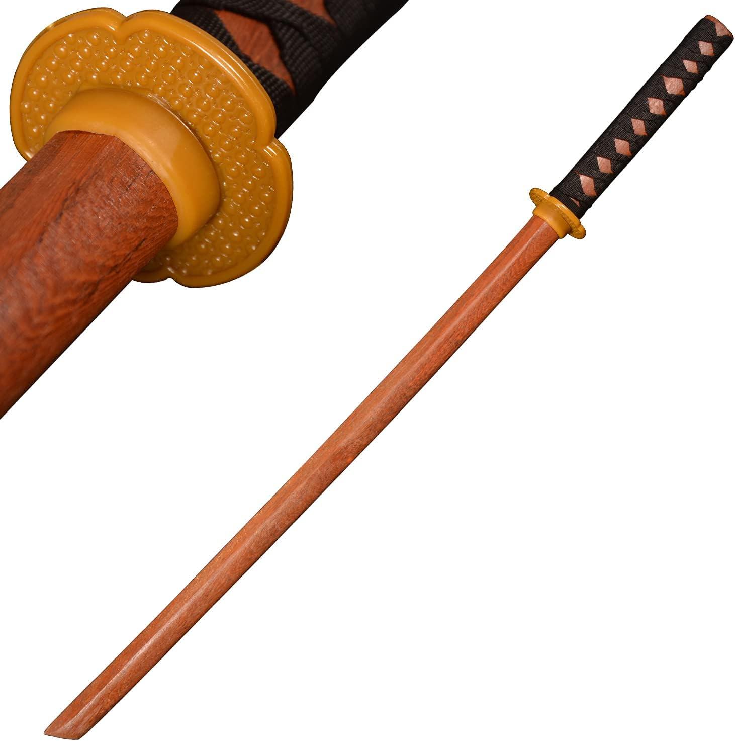 Wooden Sword Practice, Kendo Practice, Black Wood Color, 39 Inches, 45 Inches, Multiple Styles to Choose From