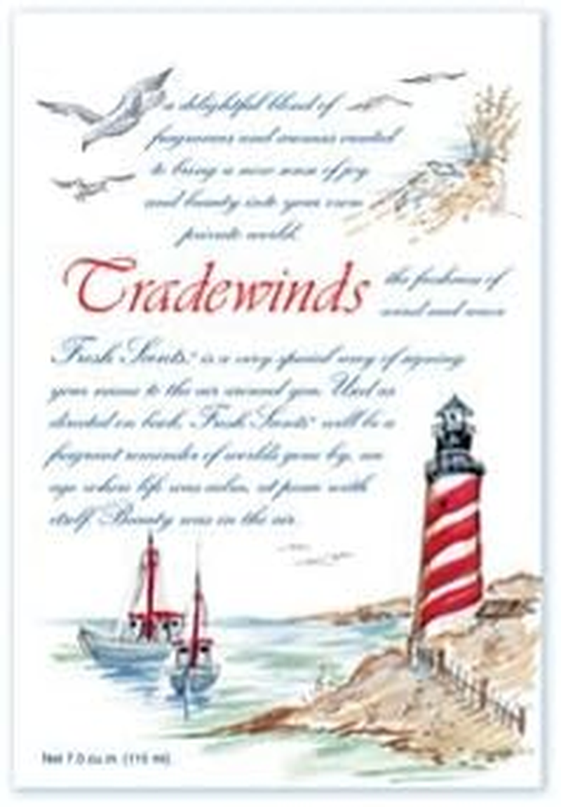 Fresh Scents Scented Sachets - Tradewinds, Lot of 6