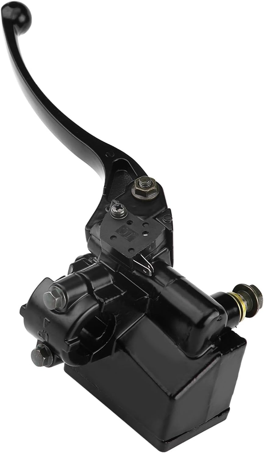 Motorcycle Front Brake Master Cylinder, Premium Aluminum Alloy, Stable Performance, with 7/8 Handlebar (Black) image number 3