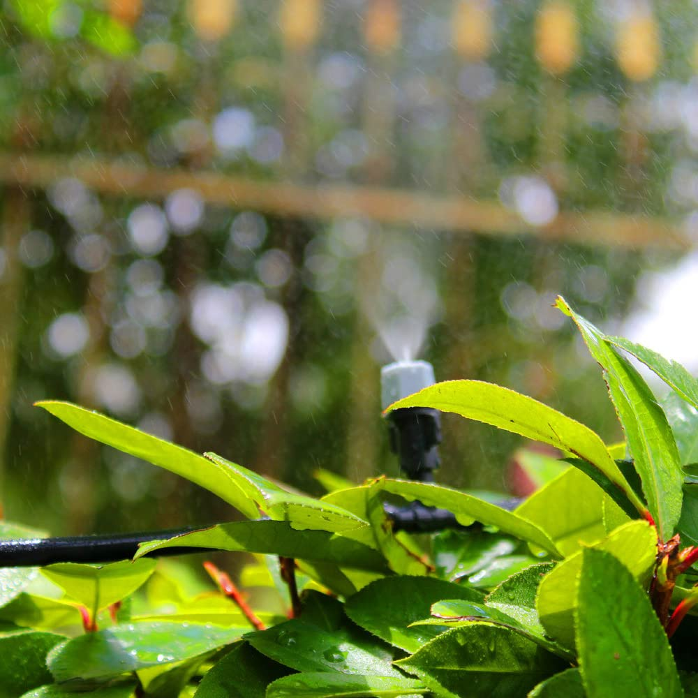 Tophomer Water Misting Kit, Mist Cooling System, Outdoor Garden Patio Greenhouse Micro Drip Irrigation Kit, 10M Misting Tube, 10Pcs Mist Nozzles image number 6