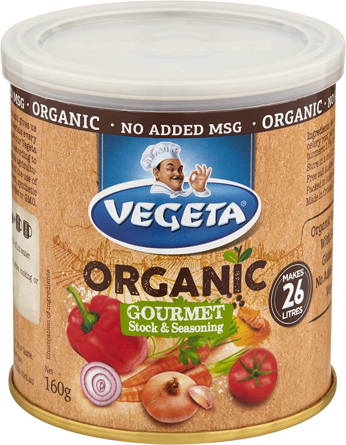 Vegeta Organic Gourmet Stock & Seasoning Powder, 160G