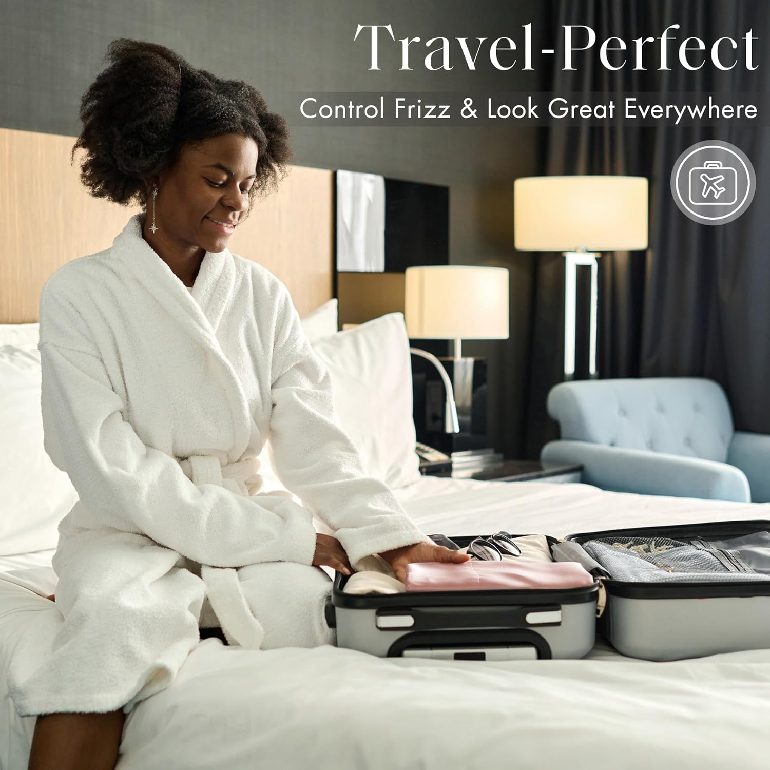 Madison Park Essentials Satin Sheet Set Wrinle-Free Luxurious and Silky with Natural Sheen, Premium 16" Deep Pocket, All around Elastic - Year-Round Bedding, Queen, Blush, 6 Piece image number 6