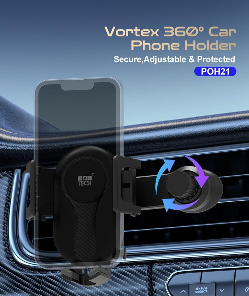 360O Vortex Universal Car Phone Holder - Adjustable Suction Mount for All Smartphones image number 3