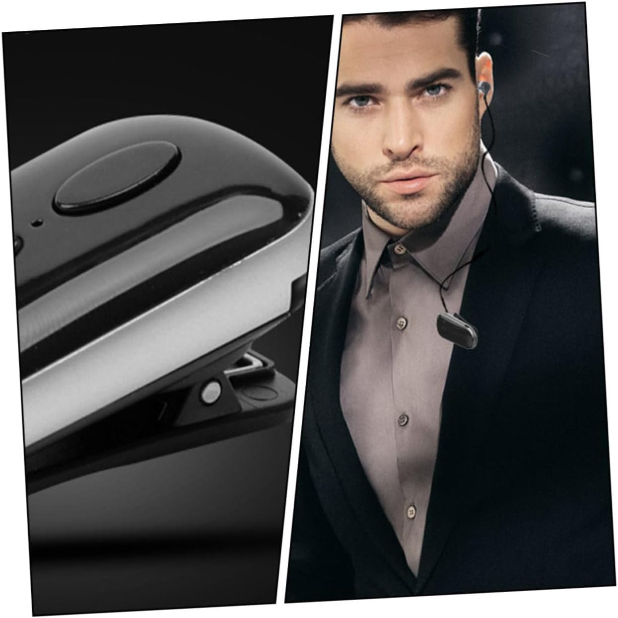 Operitacx Retractable Earbud Sports Headphone Clip-On Design Lightweight Wireless Earphone with Mic for Running Outdoor Activities image number 6