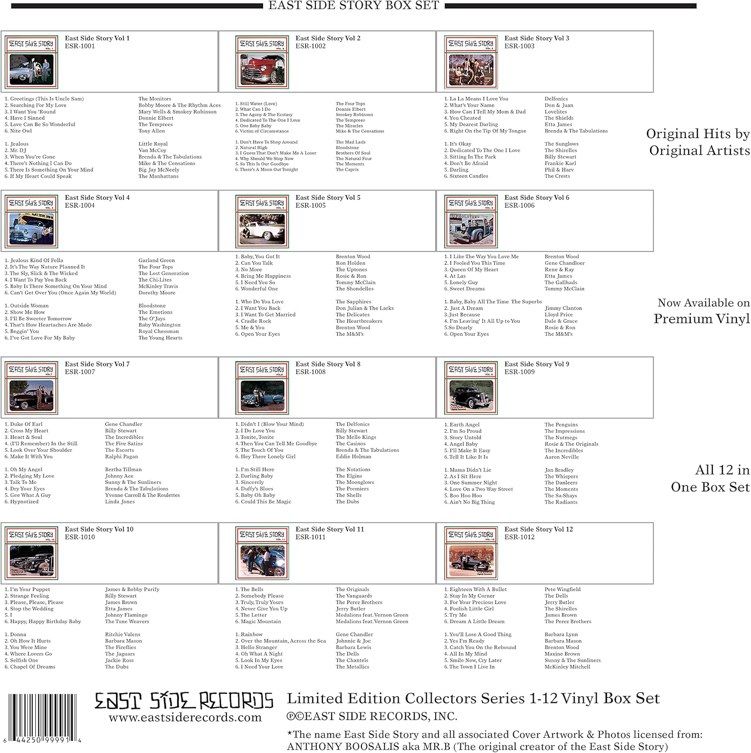 East Side Story 40Th Anniversary (Various Artists)